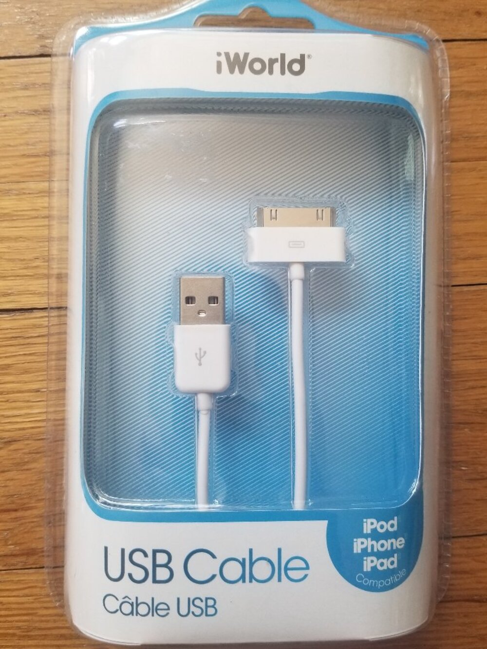 USB cable for iPad, iPod, iPhone